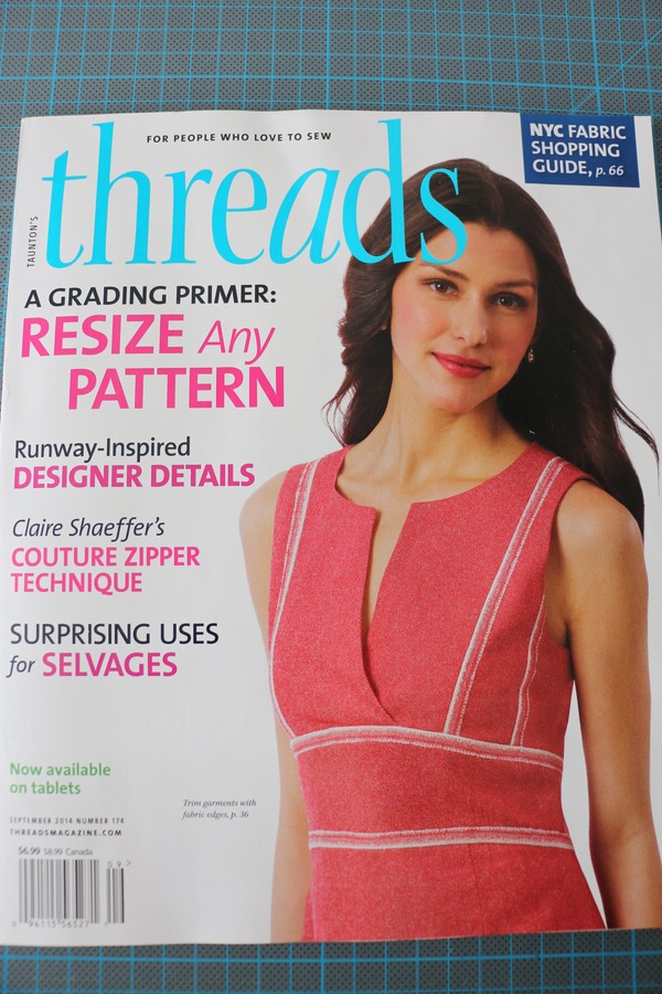 Das Threadsmagazin Nr. 174, September 2014 Artikel Hobbyschneiderin 24